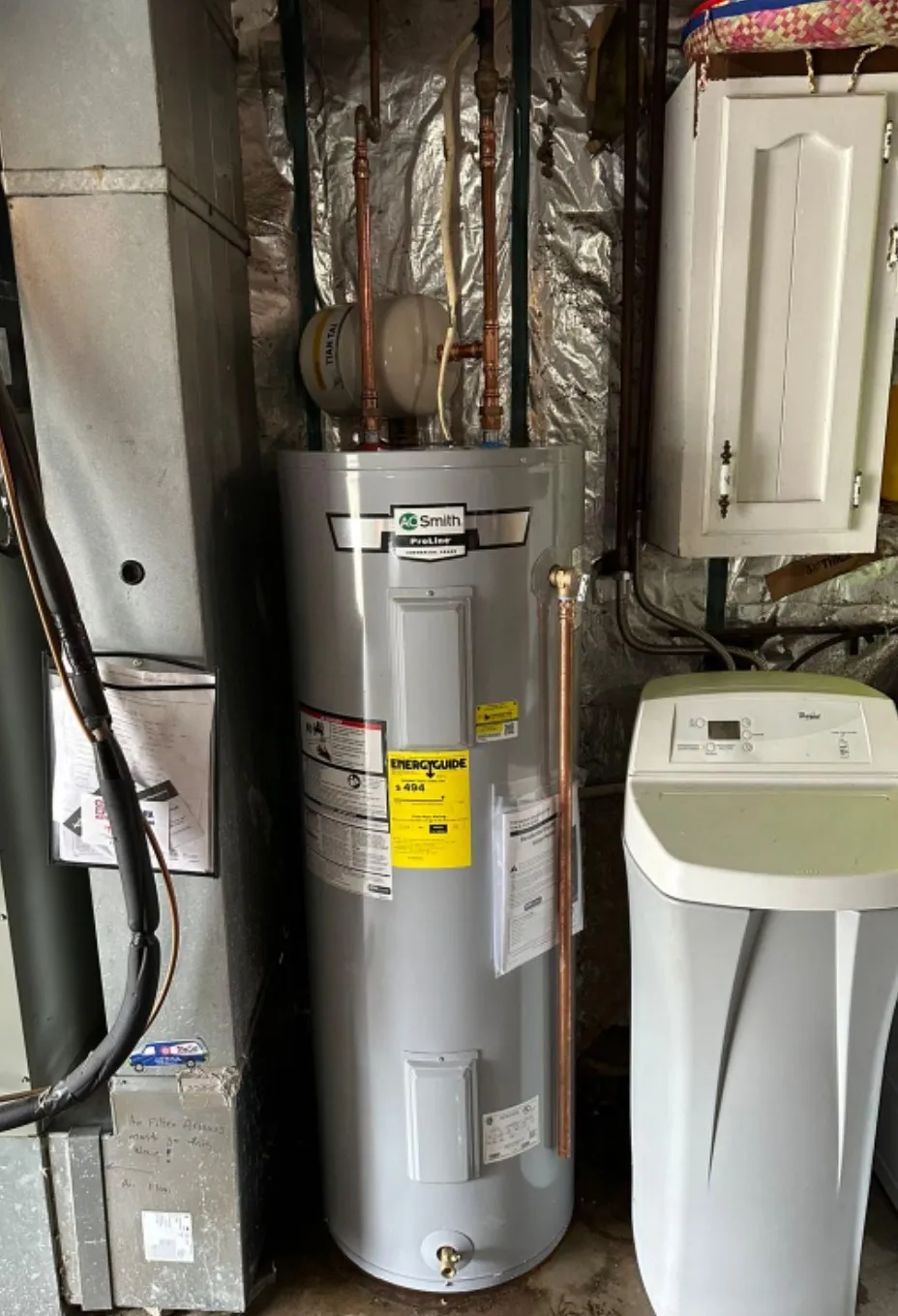 Water heater installation